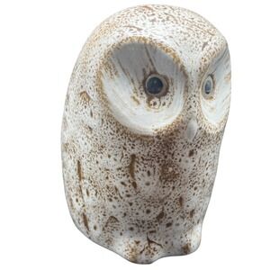 Pigeon Forge Pottery Signed D. Ferguson Owl Collectible Douglas Ferguson vintage